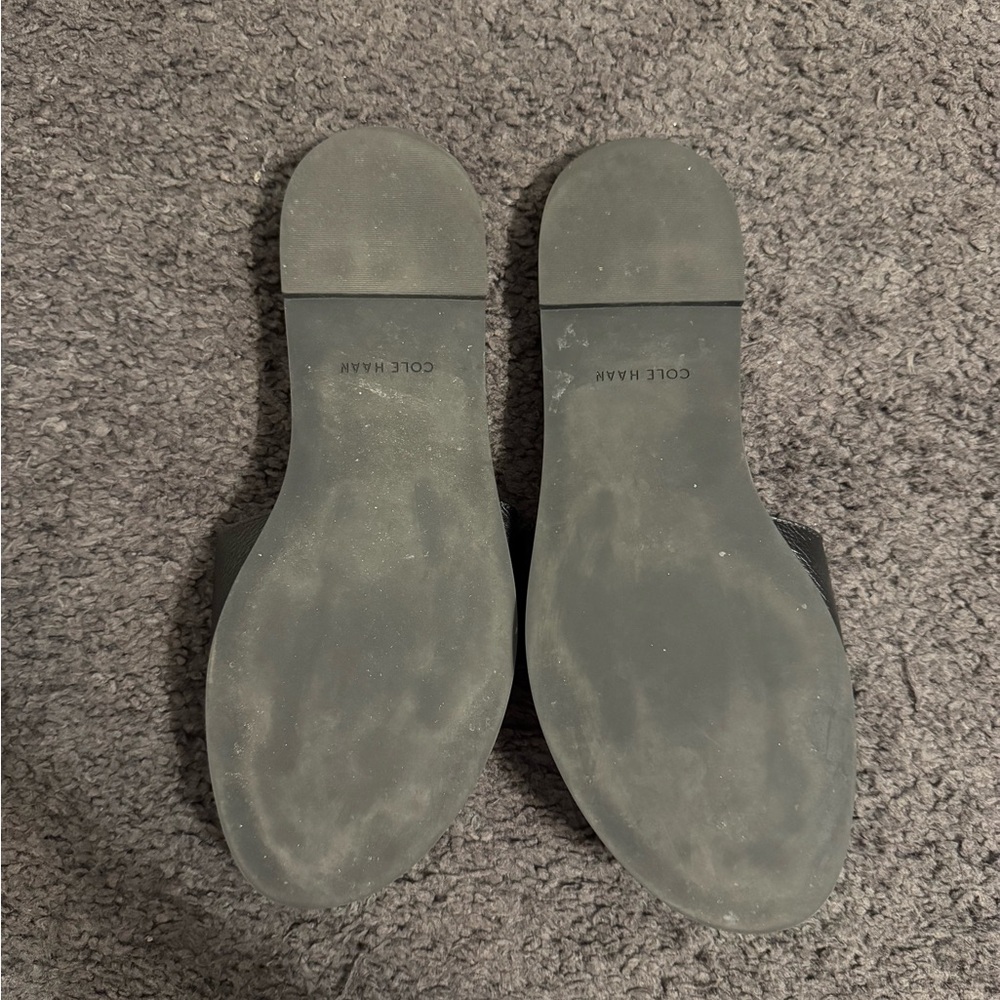 Cole Haan Black Slide Sandals - Picture 2 of 3